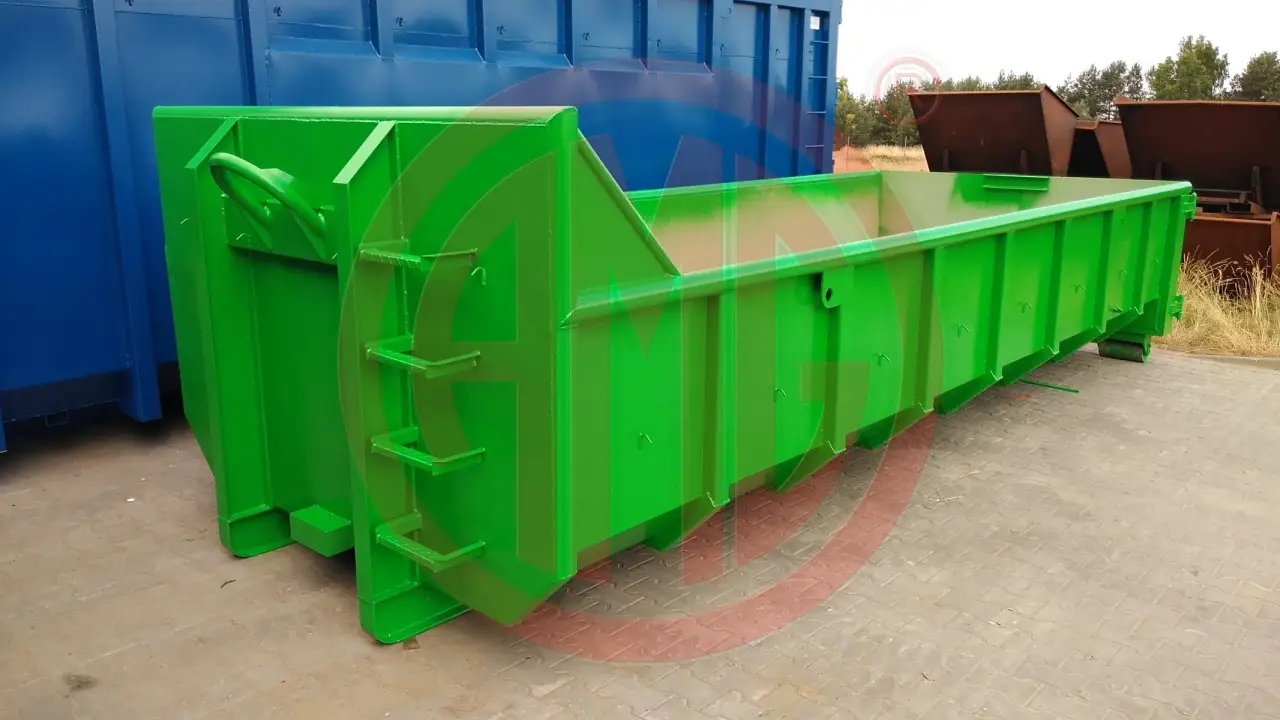 Grafik Nummer 2, Produktname: 14 m3 | L: 6.0 Abrollmulde offen