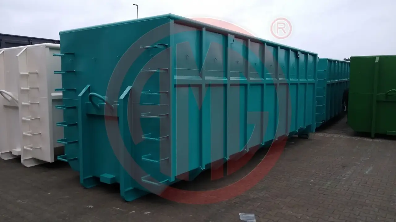 40 m3 | L: 7.0 Abrollmulde  mit Bauchbinde Standard