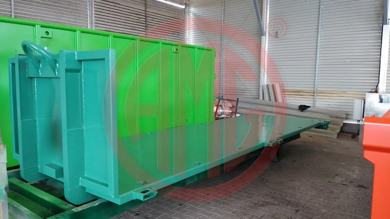 L:6.5 Abrollplatform m. Twistlockverschlusse