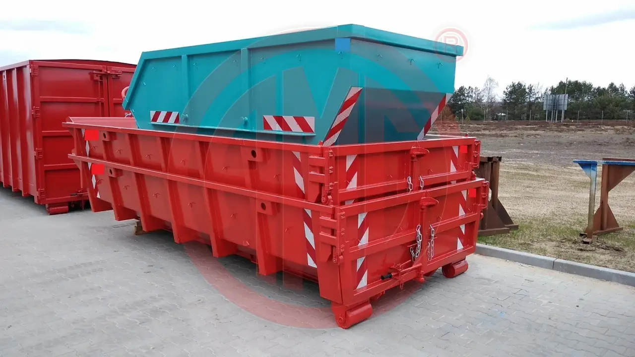 8 cbm ineinander stapelcontainer