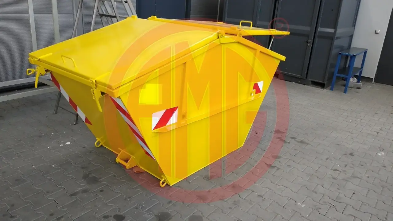 2.5 cbm Multicarcontainer m. Stahldeckel