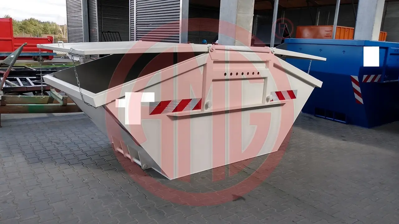 7 cbm symmetrisch mit Stahldeckel neue DIN