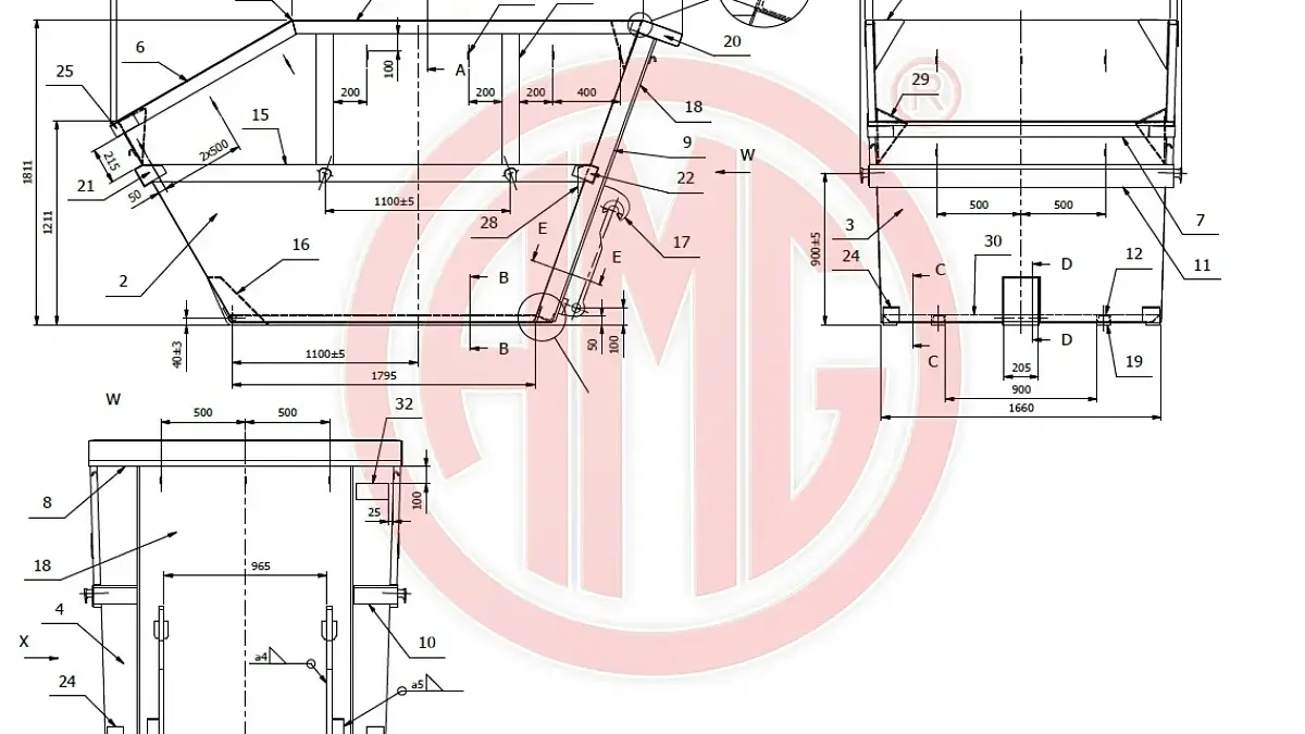Grafik Nummer 2, Produktname: 7 cbm Sortierkiste