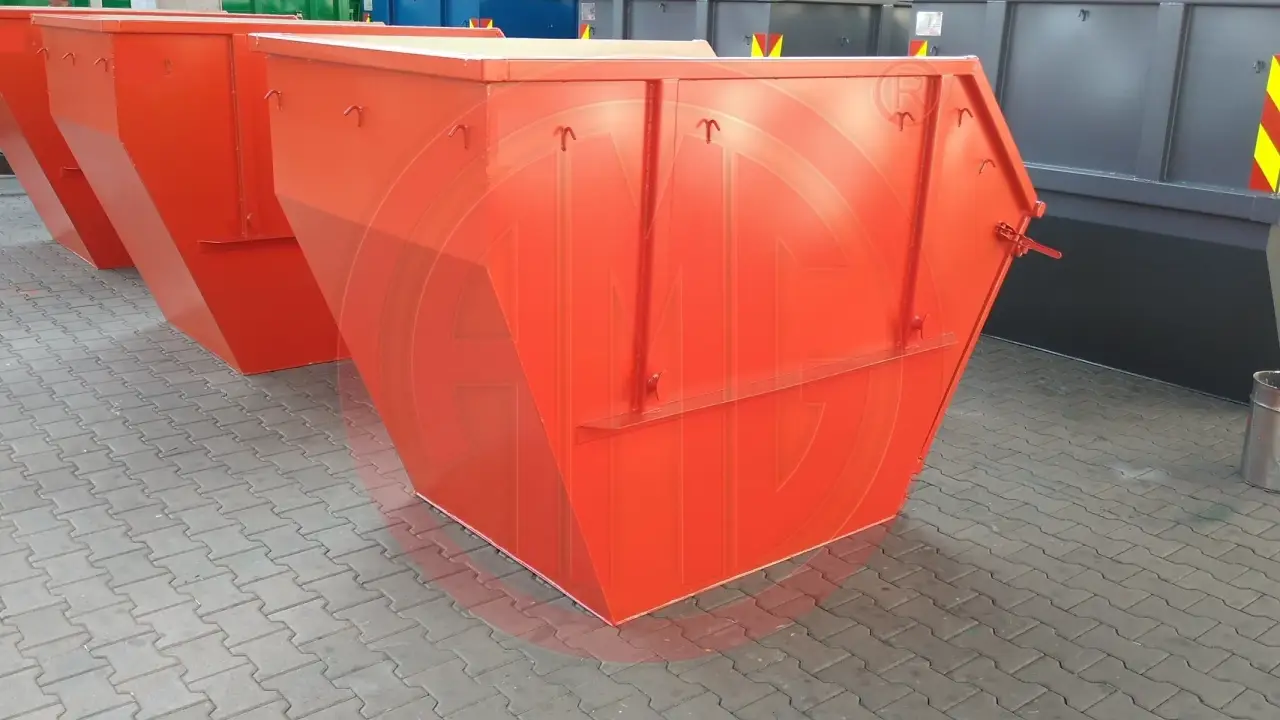 Multicarcontainer 3 cbm offen mit Klappe