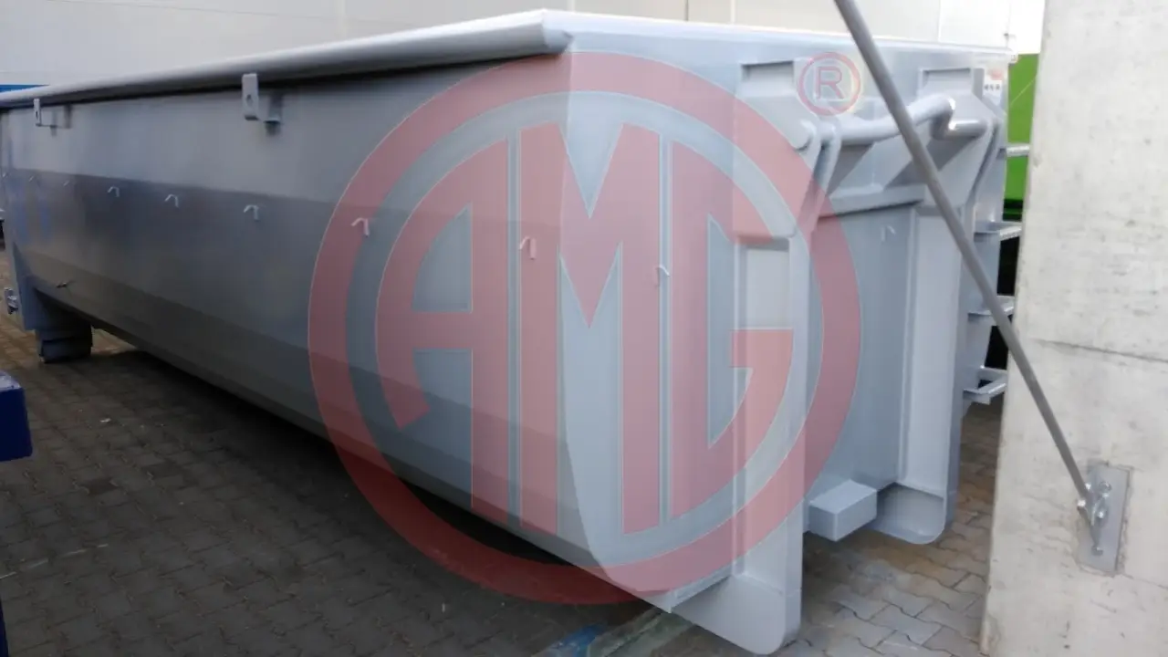 Grafik Nummer 2, Produktname: 24 m3 | L: 6.3  spantenlos Abrollcontainer