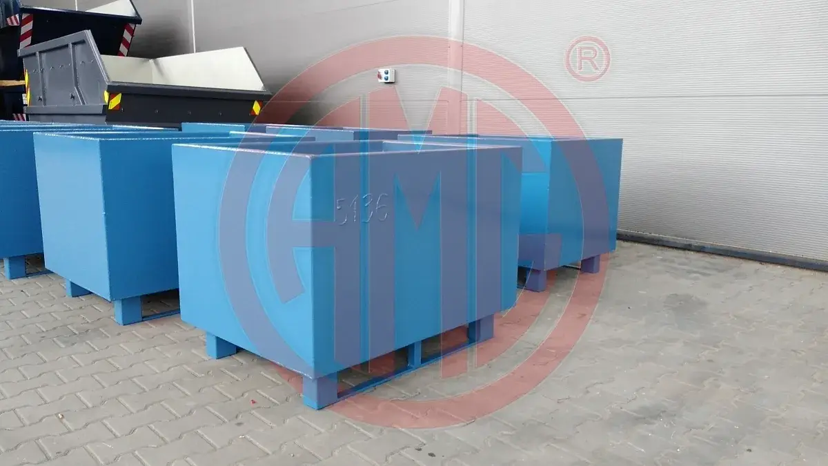 Grafik Nummer 1, Produktname: 1 cbm Rechteckbehältear