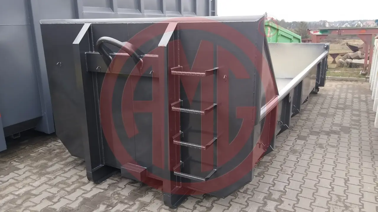 Grafik Nummer 4, Produktname: 10 m3 | L: 5.75 Abrollcontainer mit Pendelklappe