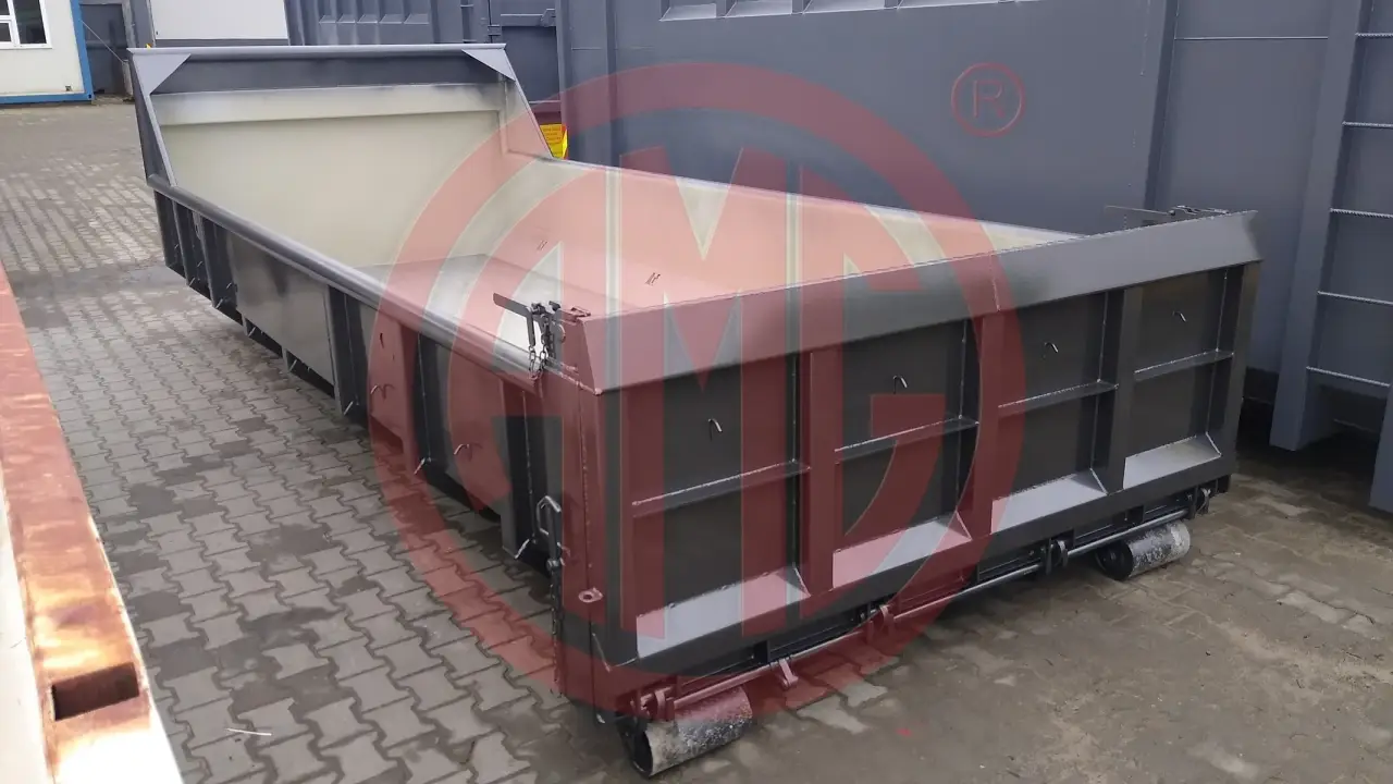 Grafik Nummer 5, Produktname: 10 m3 | L: 5.75 Abrollcontainer mit Pendelklappe