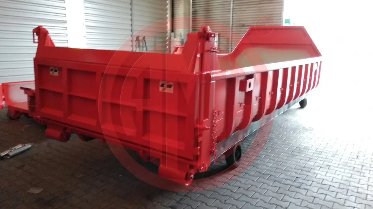 Grafik Nummer 2, Produktname: 10 m3 | L: 5.75 Abrollcontainer mit Pendelklappe