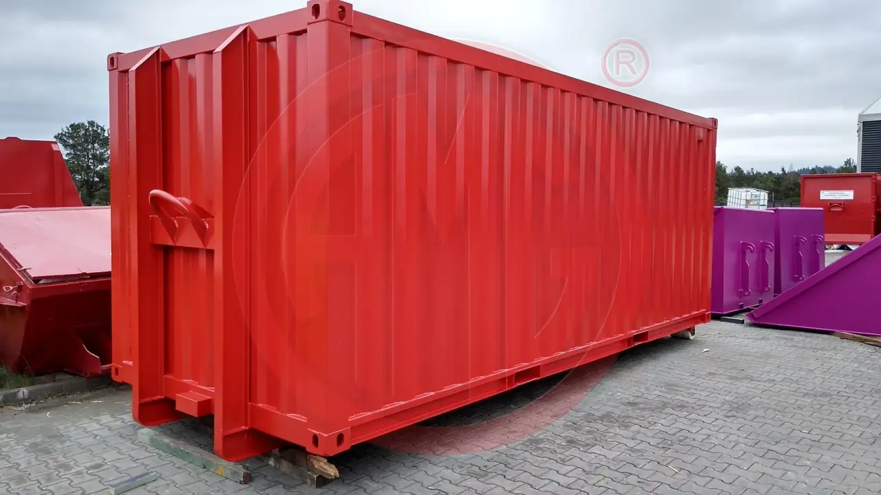 Grafik Nummer 2, Produktname: 20 ft. L: 5.8 Lager und Magazinbehälter auf Abrollrahmen