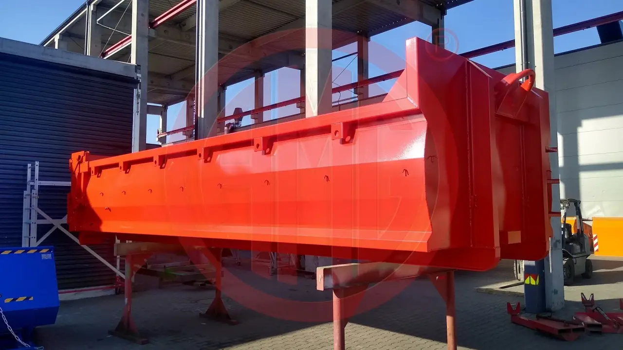 Grafik Nummer 2, Produktname: 15 m3 | L: 6.5  Abrollmulde mit hydraulischer Klappe