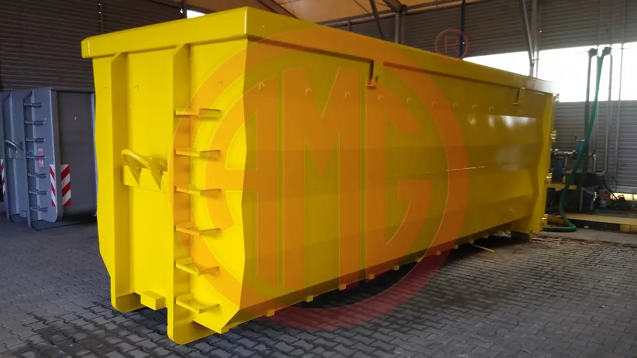 Grafik Nummer 2, Produktname: 37 m3 | L: 6.5 Hardox Abrollmulde mit Boden 5 mm