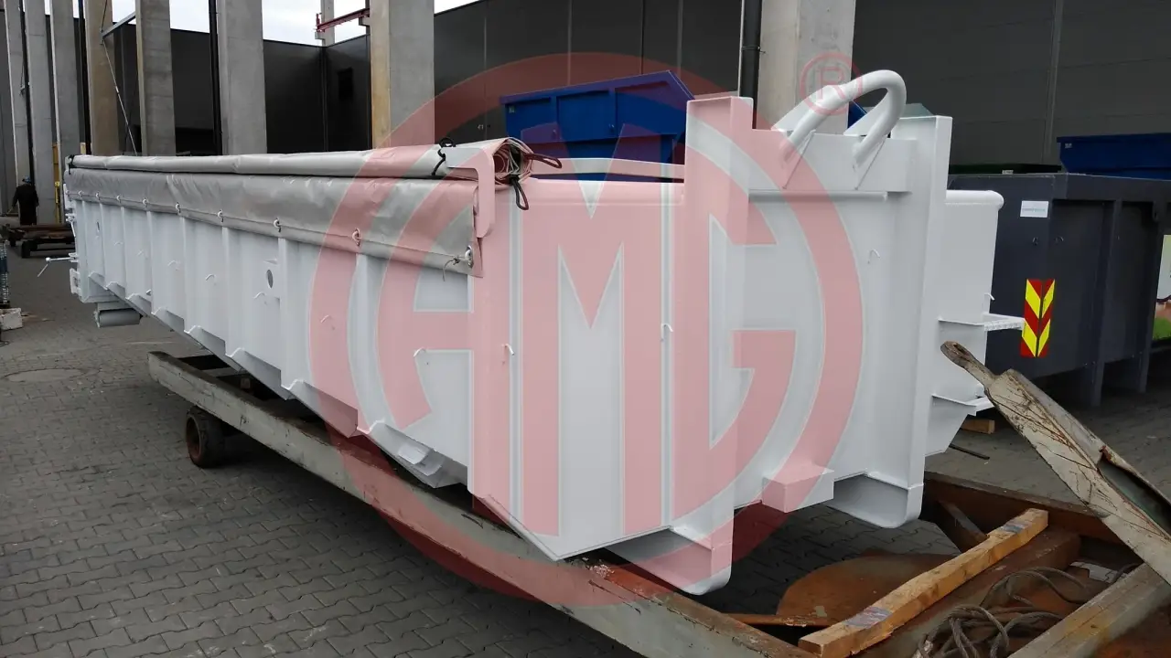 Grafik Nummer 3, Produktname: 15 m3 | L: 6.5 mit Einflügeltür und Rollplane