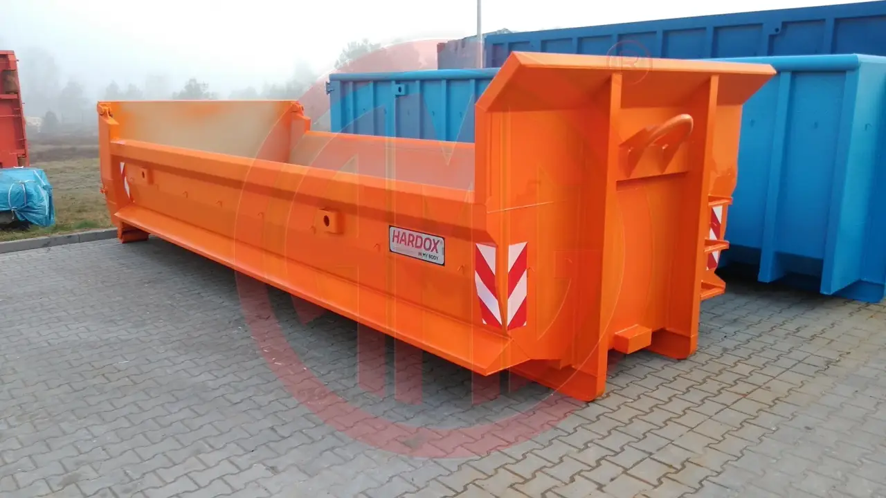 15 m3 | L:6.5  Hardox Container Pendelklappe