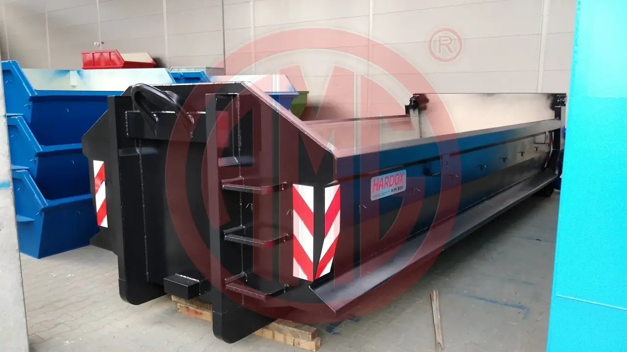 Grafik Nummer 2, Produktname: 15 m3 | L:6.5 Hardox Container Pendelklappe