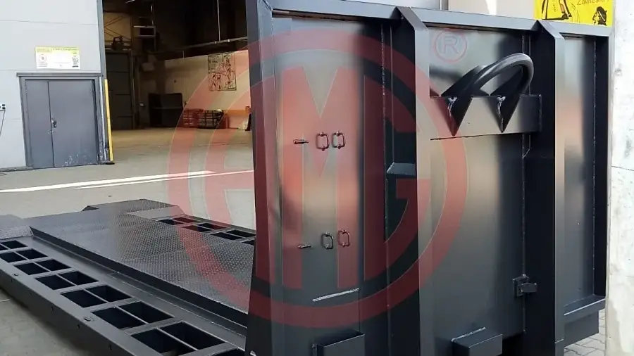 Grafik Nummer 2, Produktname: L:7.0  Abrollplattform mit Vertiefung