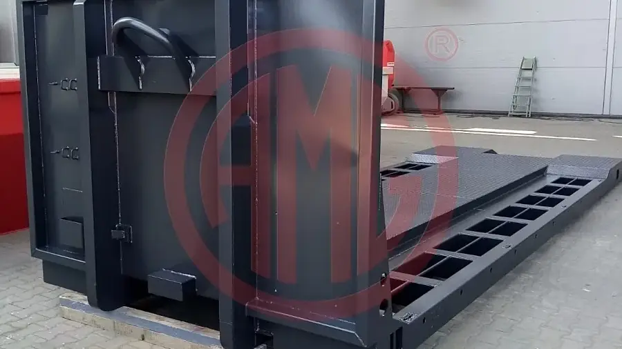 Grafik Nummer 1, Produktname: L:7.0  Abrollplattform mit Vertiefung