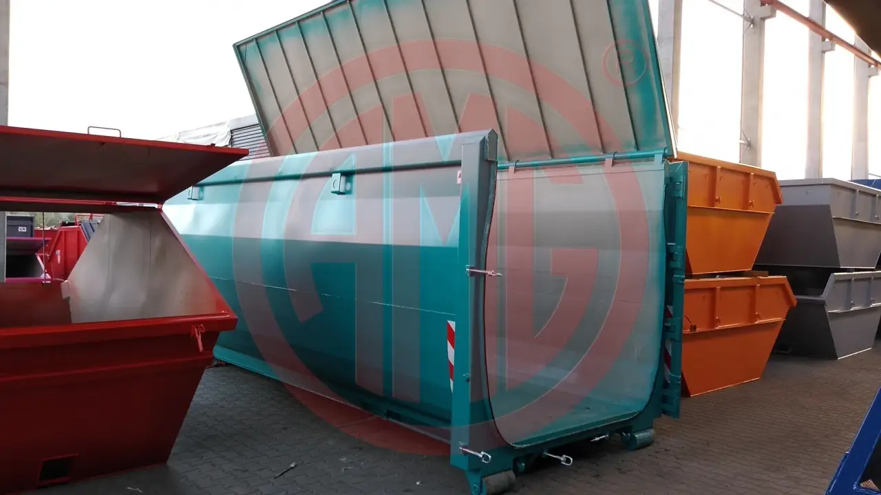 Grafik Nummer 2, Produktname: 38 m3 | L:7.0 Pendelklappe und Zahnstangendach