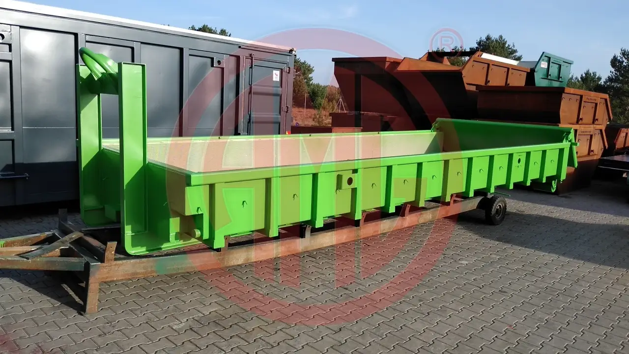 Grafik Nummer 4, Produktname: 7 m3 | L:6.5 Abrollmulde mit Siebblech