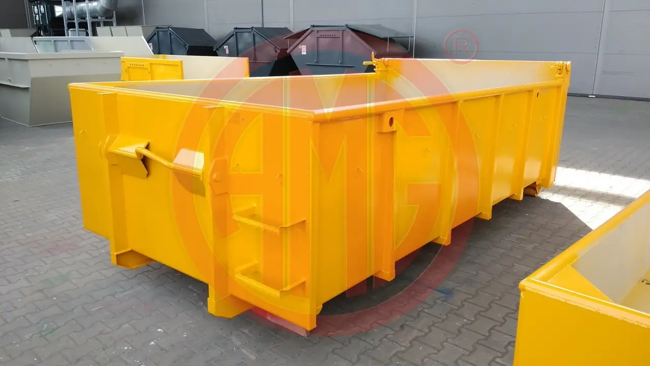 8 cbm Citycontainer befahrbare Klappe