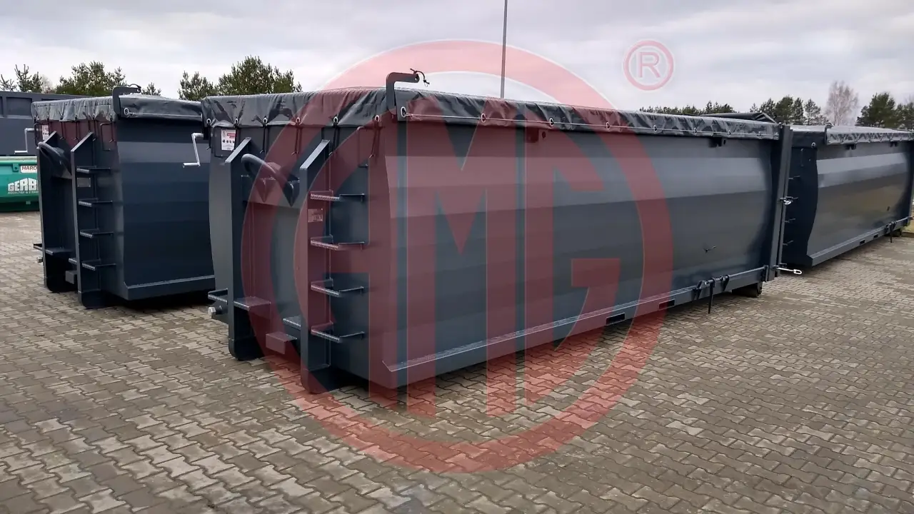 24 m3 | L:6.0 Spantenlos Pendelklappe Gummidichtung