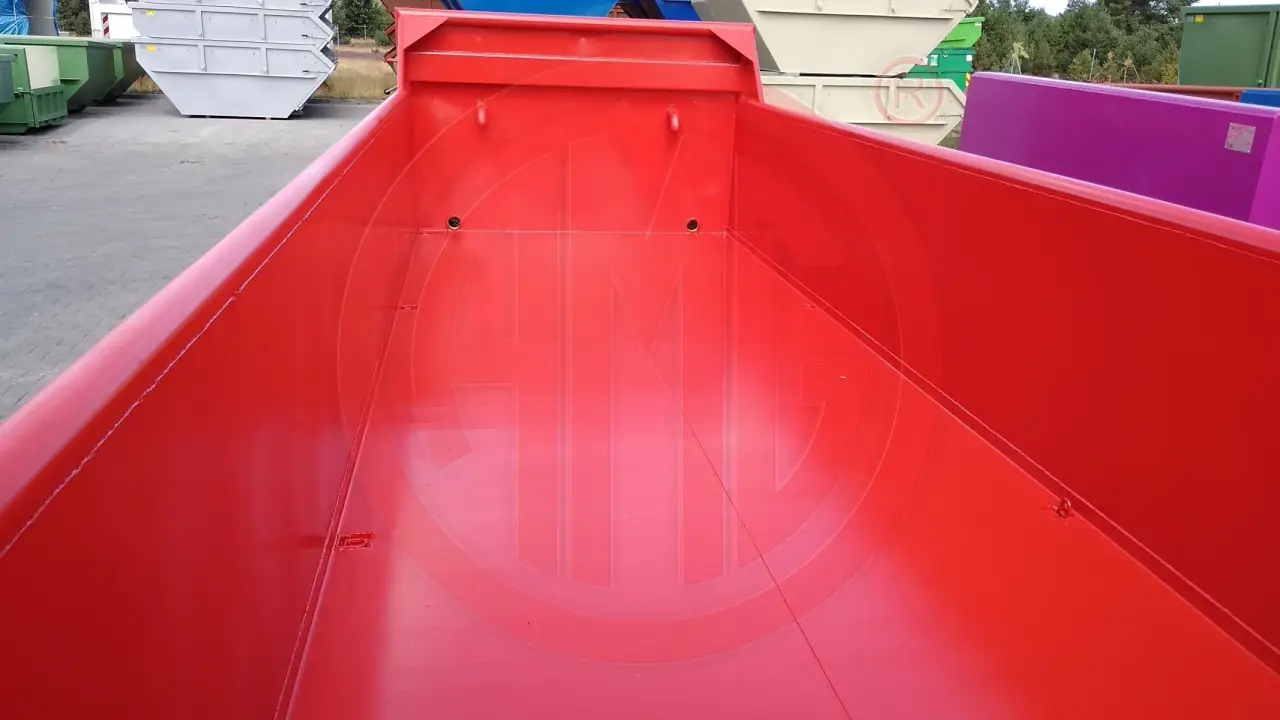 16 m3 | L: 7.0  Abrollmulde mit wasserdichte Pendelklappe