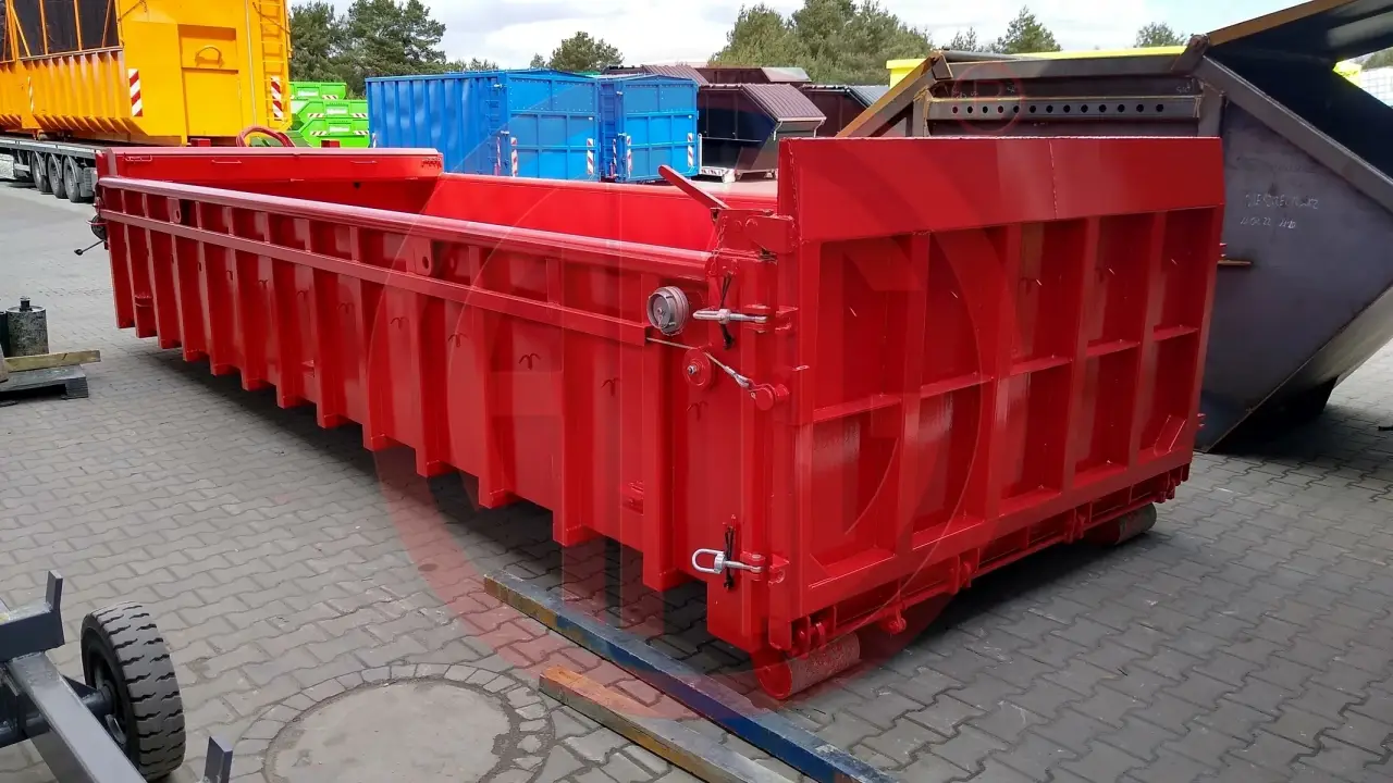 Grafik Nummer 5, Produktname: 15 m3 | L: 6.5 Abrollmulde mit wasserdicher Pendelklape