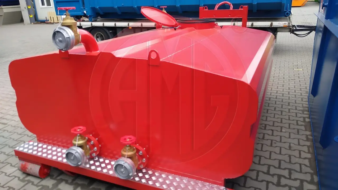 6500 Liter Wassertank mit Honda Pumpe