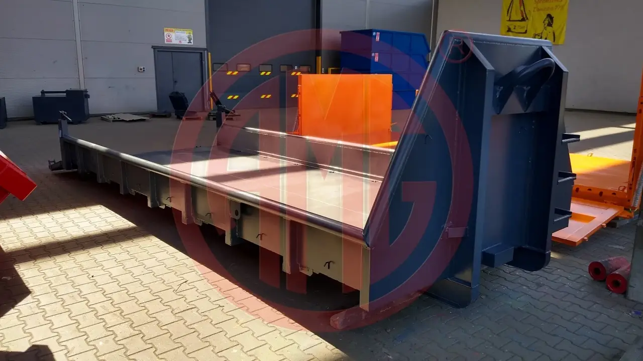 Grafik Nummer 1, Produktname: 6m3 | L: 6.0 Abrollmulde befahrbare Klappe