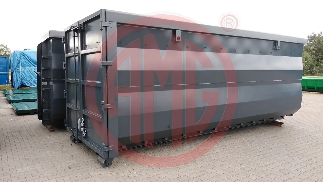 37 m3 | L: 6.5 Hardox Abrollmulde  mit Boden 3 mm