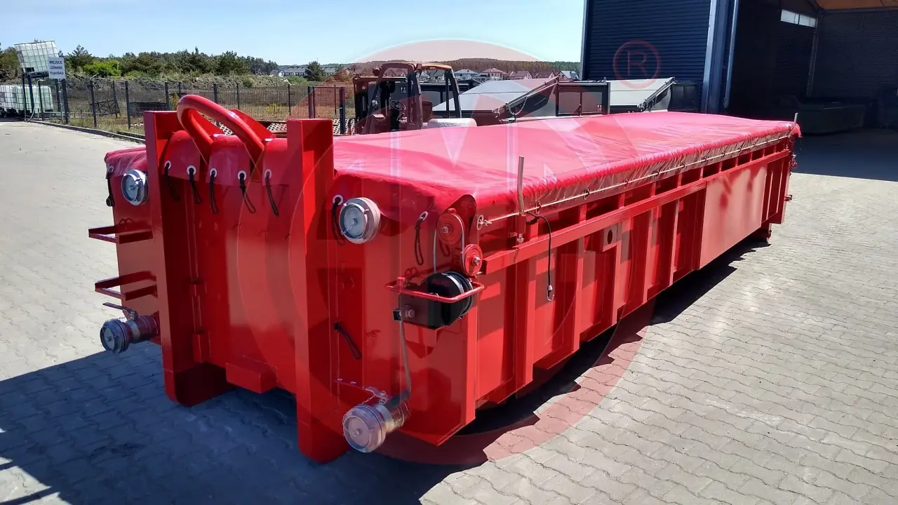 Grafik Nummer 3, Produktname: 15 m3 | L:6.5 Wasserichter Abrollcontainer