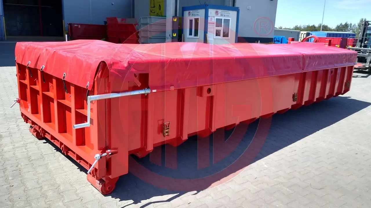 15 m3 | L:6.5 Wasserichter Abrollcontainer