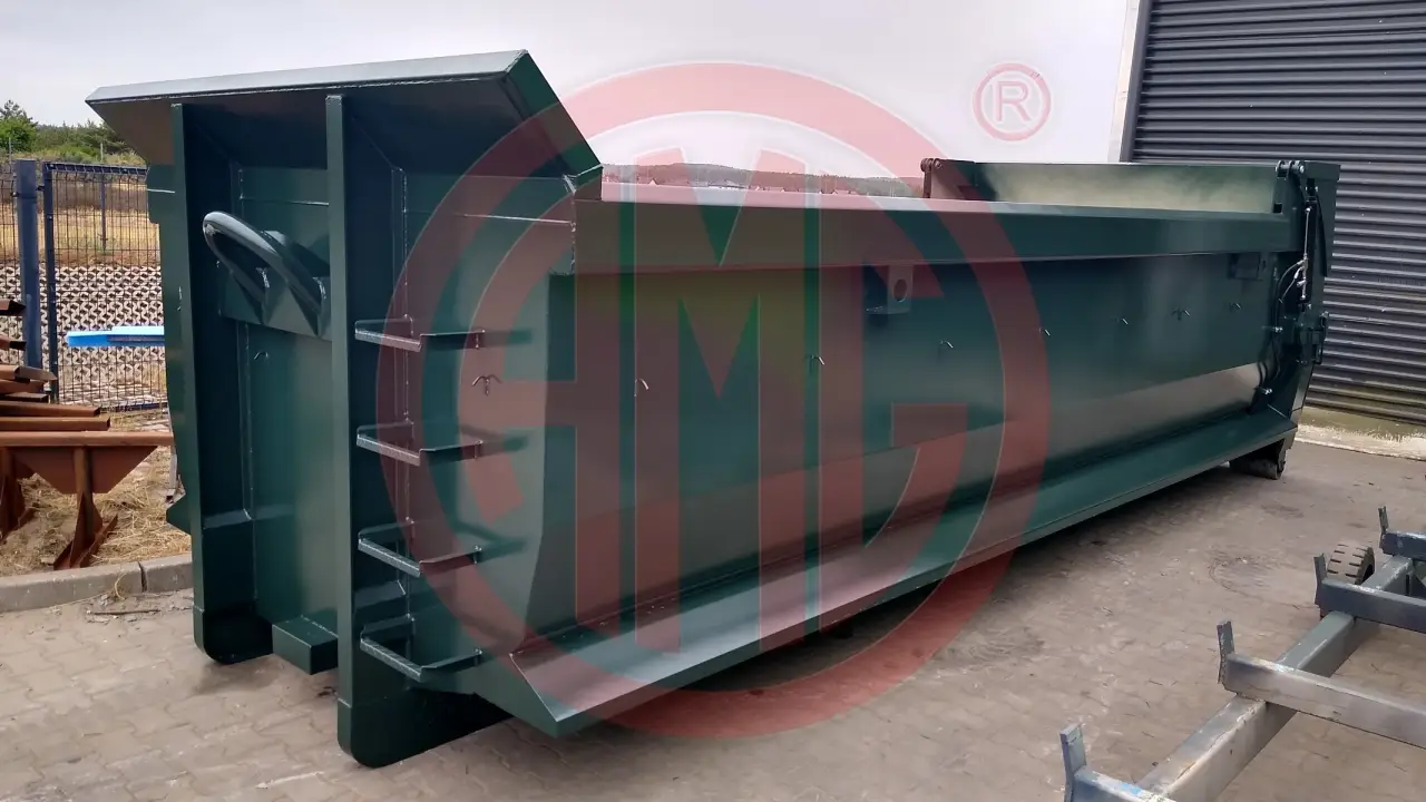 Grafik Nummer 3, Produktname: 22 m3 | L:6.5  Halfpipe mit hydraulischer Heckklappe