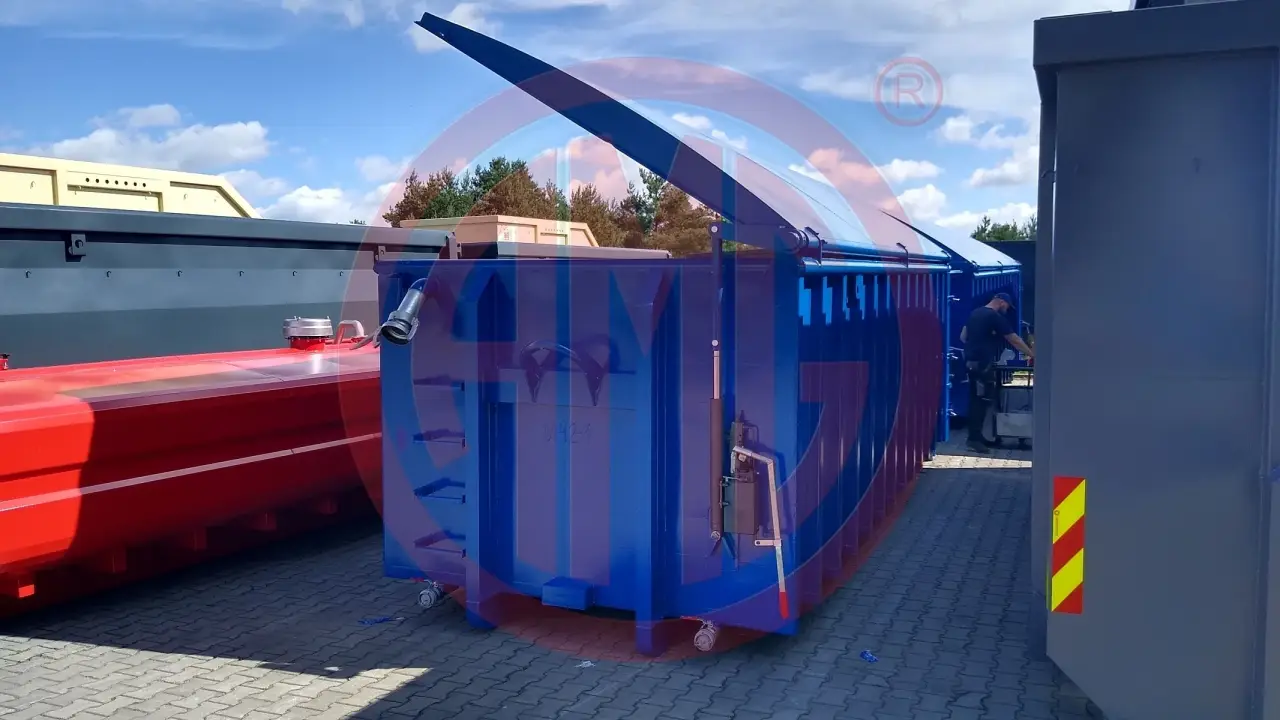 26 m3 Entwässerungs Container mit Deckel