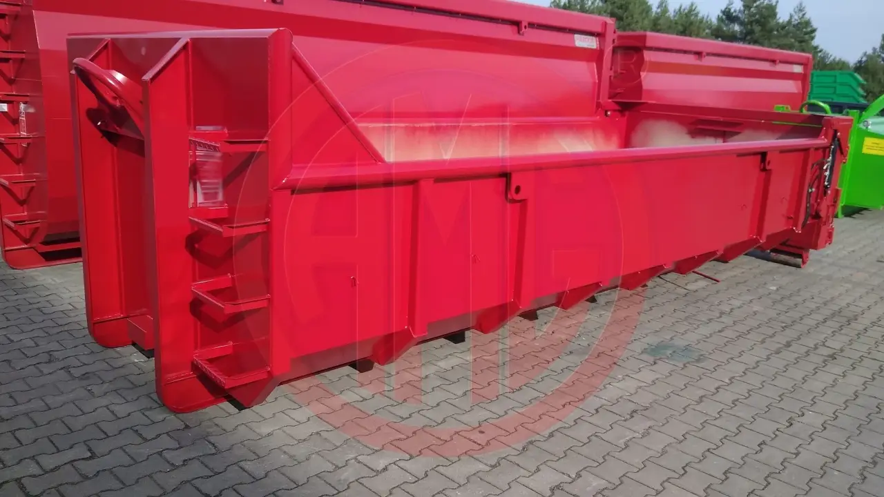 14 m3 | L:6.0 Abrollmulde mit hydr.franz Klappe