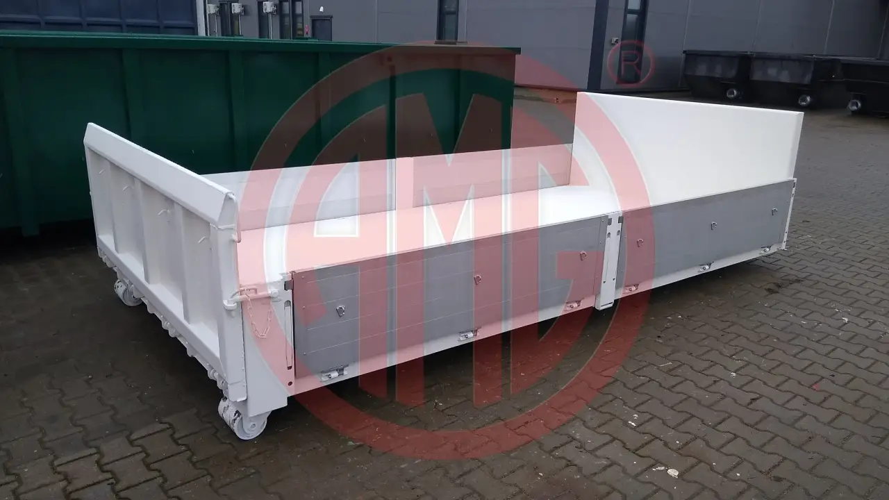 3 cbm Pritsche mit Aluminiumborwanden