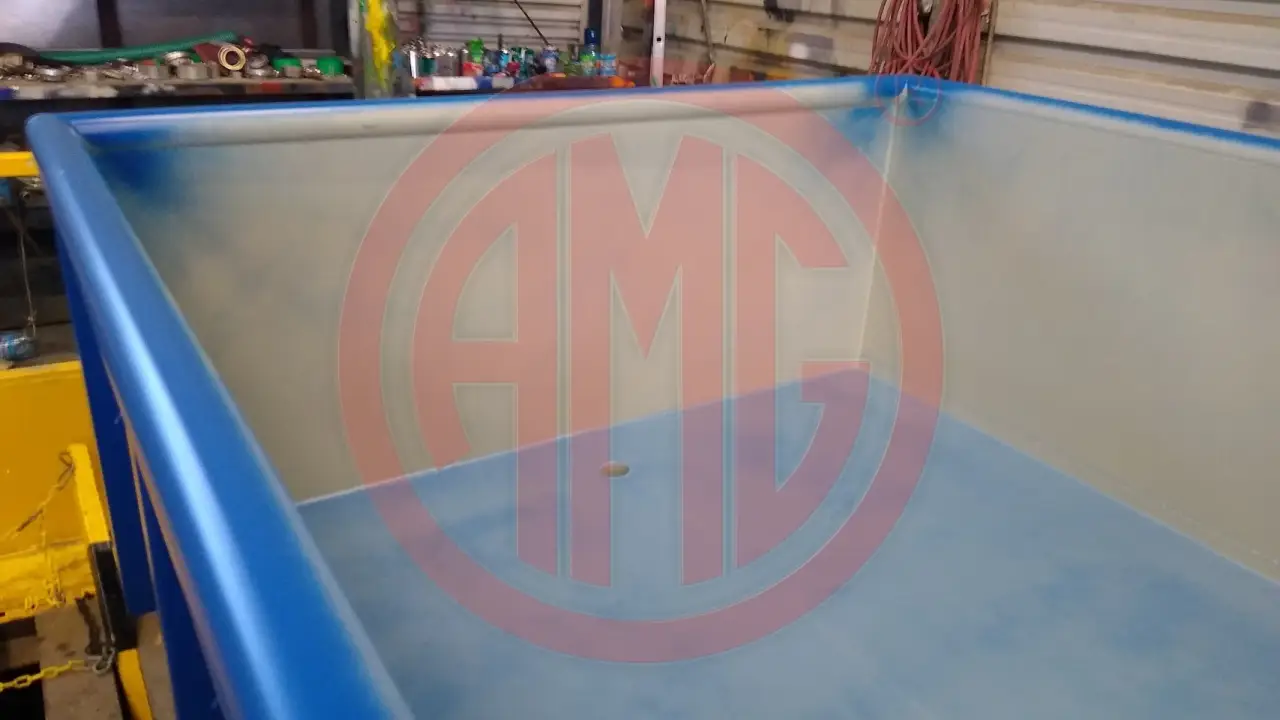 16 m3 Abrollcontainer mit fester Ruckwand