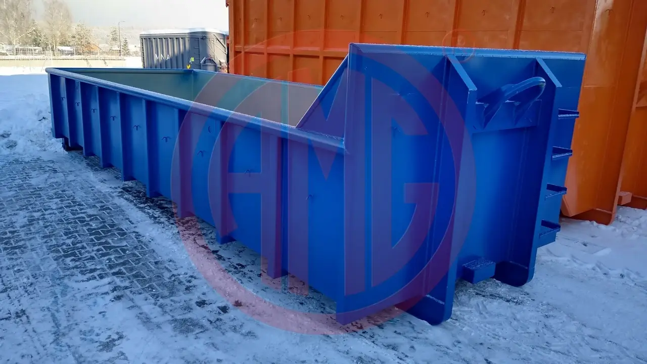 Grafik Nummer 3, Produktname: 16 m3 Abrollcontainer mit fester Ruckwand