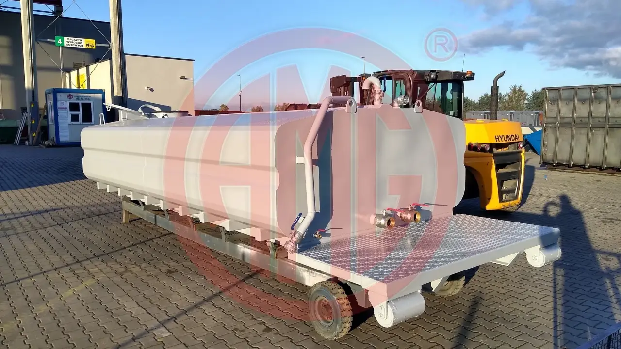 Grafik Nummer 2, Produktname: 10 000 Liter Wassertank mit Steigrohr