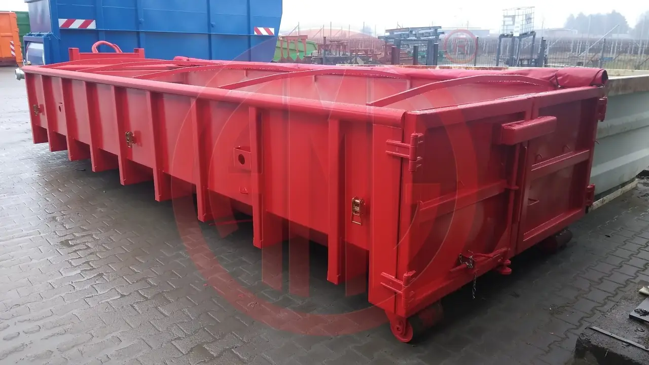 Grafik Nummer 2, Produktname: 15 m3 | L:6.5 Abrollmulde mit Rollplane