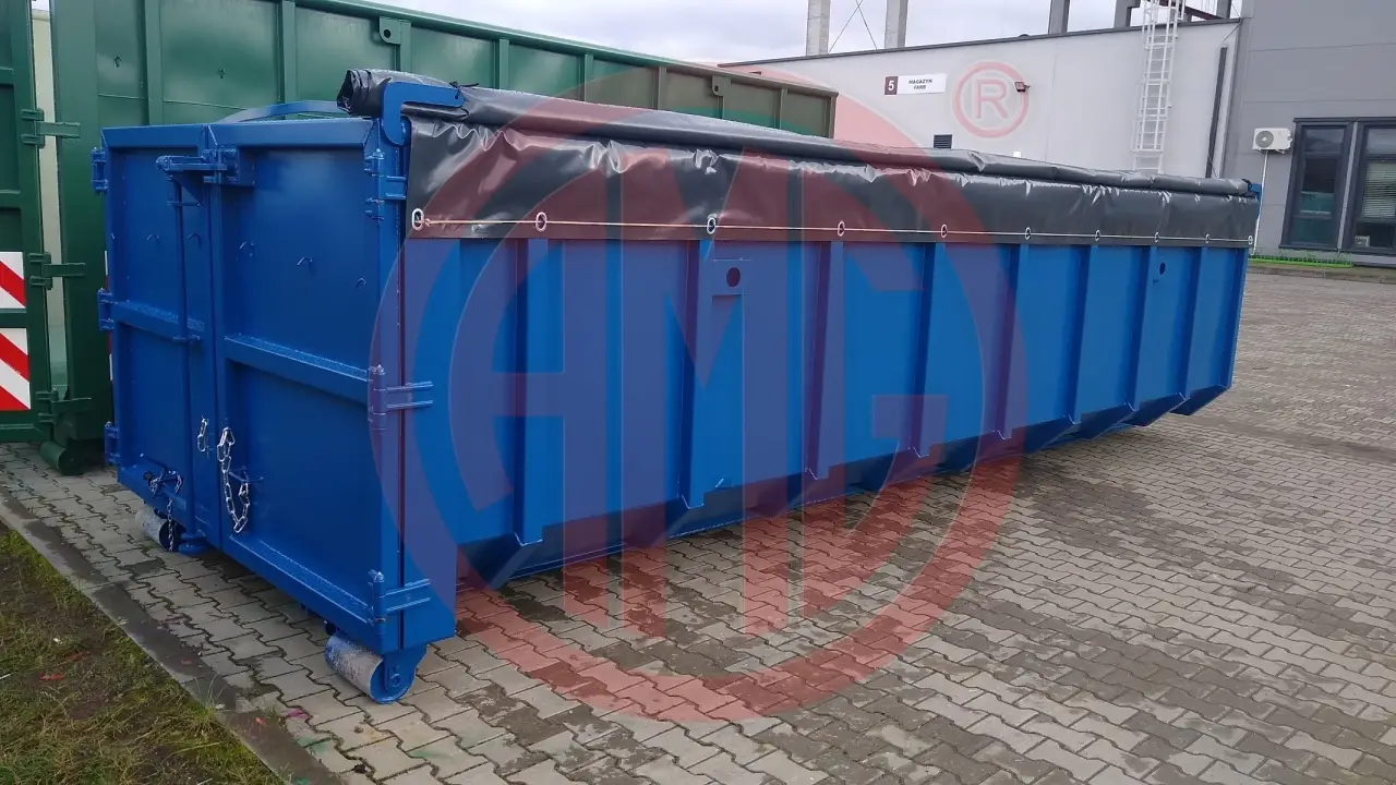 Grafik Nummer 3, Produktname: 22 m3 | L:6.0 Abrollmulde mit Rollplane