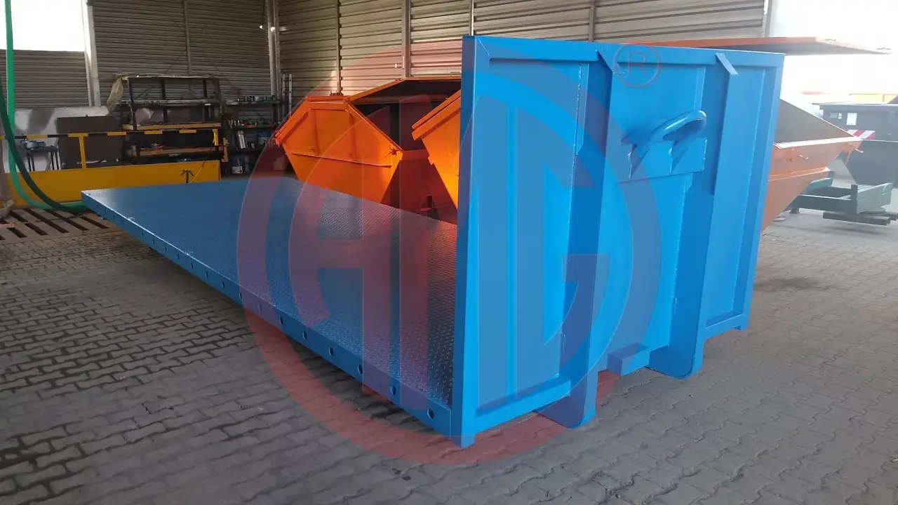 L:6.5 Abrollplattform mit Lochleiste