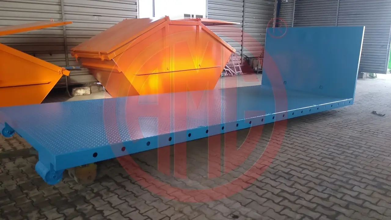 Grafik Nummer 2, Produktname: L:6.5 Abrollplattform mit Lochleiste