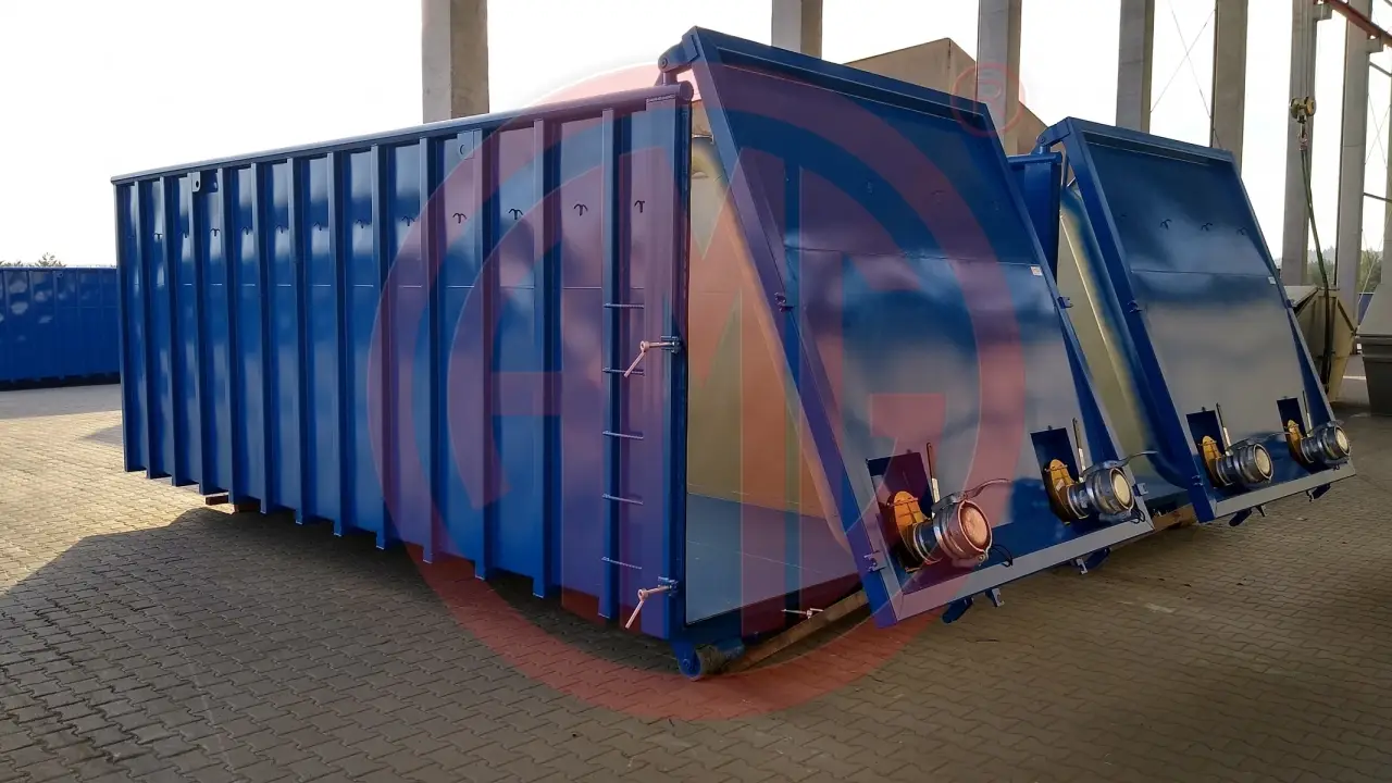 Grafik Nummer 2, Produktname: 37 m3 | L: 6.5 Abrollcontainer für Bentonit